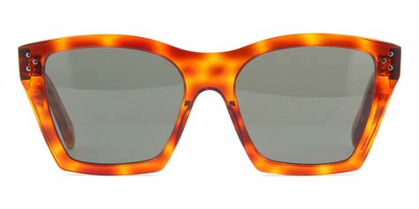 celine cl40090i dupe|CELINE CL40090I 55E Havana Acetate Cat Eye Sunglasses .